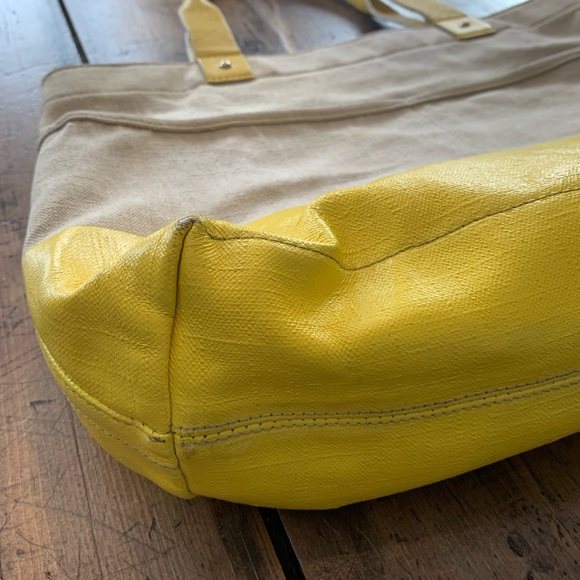 Kate Spade canvas and leather tote - Picture 3 of 6